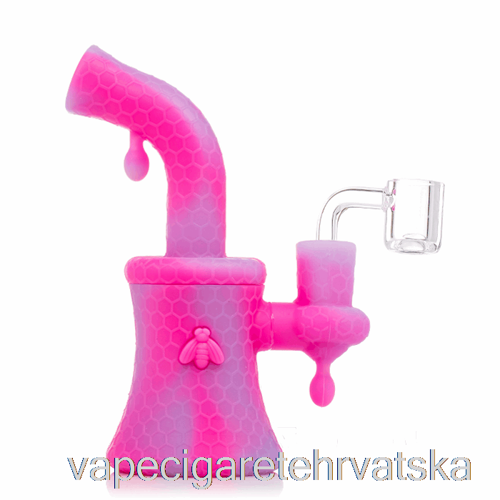 Vape Hrvatska Stratus Bee Silikon Dab Rig Bubblegum (magenta / Ljubičasta)